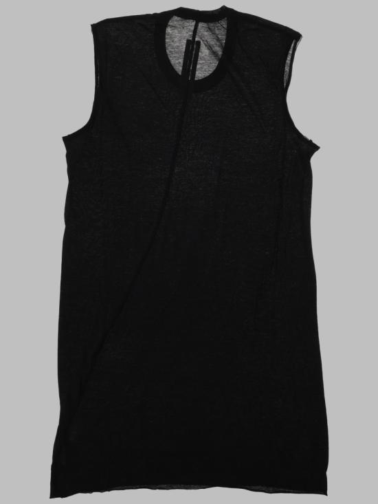26FW 릭 오웬스 민소매 티셔츠 RU02F4151 UC09 BLACK - RICK OWENS