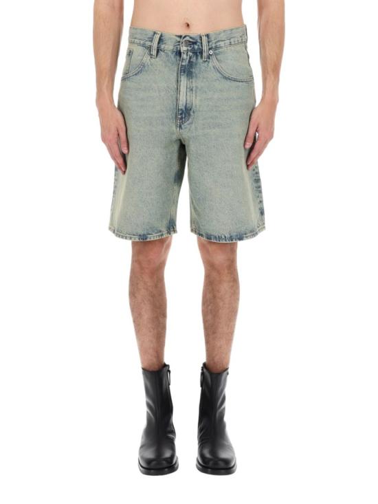 26SS 선플라워 가먼트 워시드 데님 숏팬츠 가먼트 워시드 데님 숏팬츠 5153 3 753 Blue - SUNFLOWER