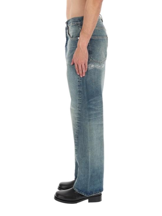 26SS 선플라워 워시드 와이드 레그 데님 진 5158 752 Blue - SUNFLOWER