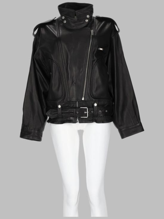 26FW 이자벨마랑 가죽 자켓 VE0744FA D3B04I01BK BLACK