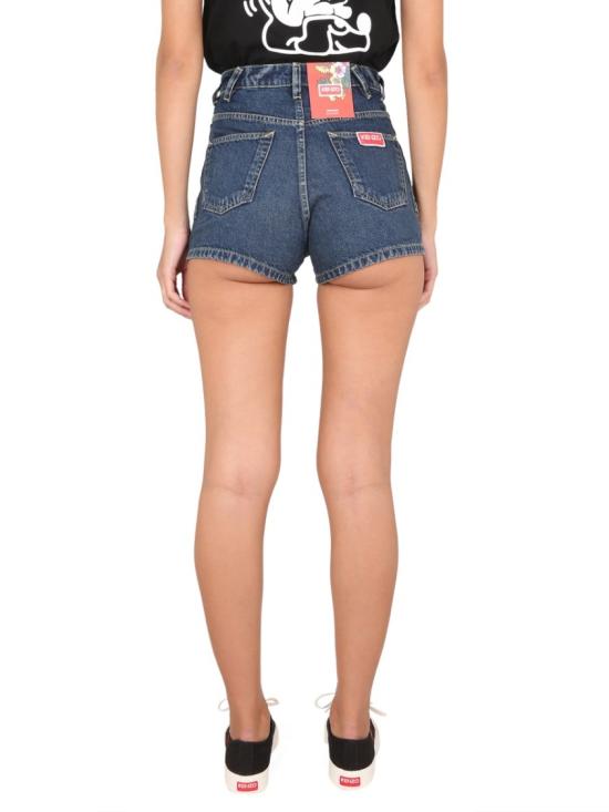  겐조 데님 숏팬츠 FD52DS224 6B2DD Blue - KENZO