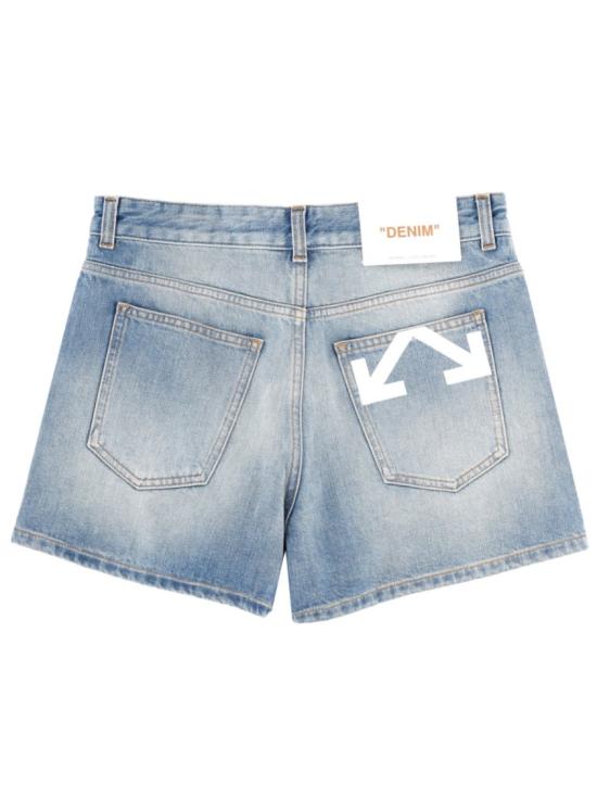 26SS 오프화이트 데님 숏팬츠 2YC019 S26DEN002W416 Blue - OFF WHITE