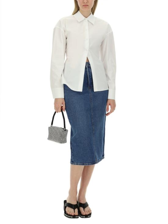  티바이알렉산더왕 데님 스커트 4DC3245459 401 Blue - T BY ALEXANDER WANG