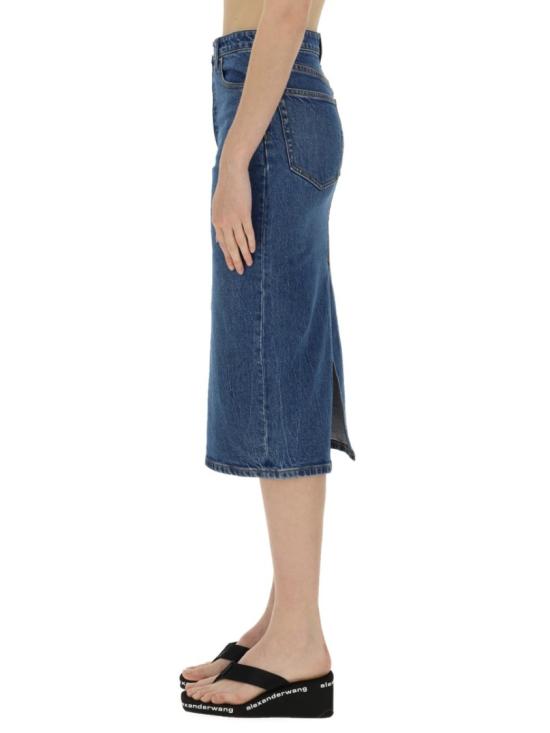  티바이알렉산더왕 데님 스커트 4DC3245459 401 Blue - T BY ALEXANDER WANG