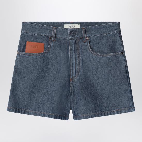 26FW 펜디 데님 숏팬츠 FLP861AW8H Blue