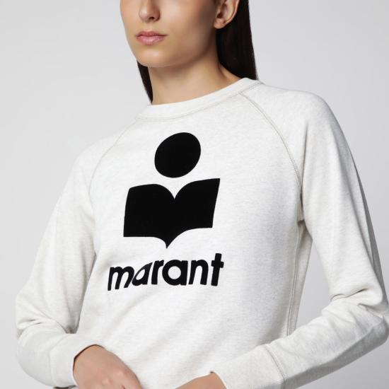 26FW 이자벨마랑에뚜왈 밀리니 코튼 스웨트셔츠 SW0160FAA1M07E White - ISABEL MARANT ETOILE