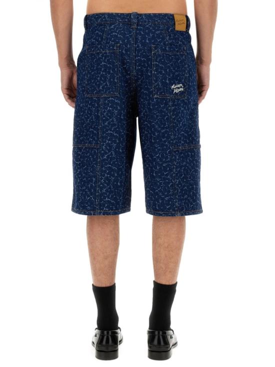  메종키츠네 숏팬츠 MM01404WW5024 O010 Blue - MAISON KITSUNE