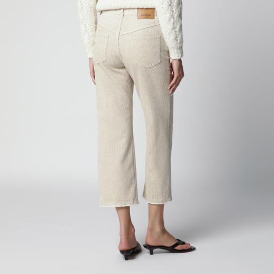 26FW 이자벨마랑에뚜왈 RUTHIE 팬츠 RUTHIE 팬츠 PA0708FAD3G02E White - ISABEL MARANT ETOILE