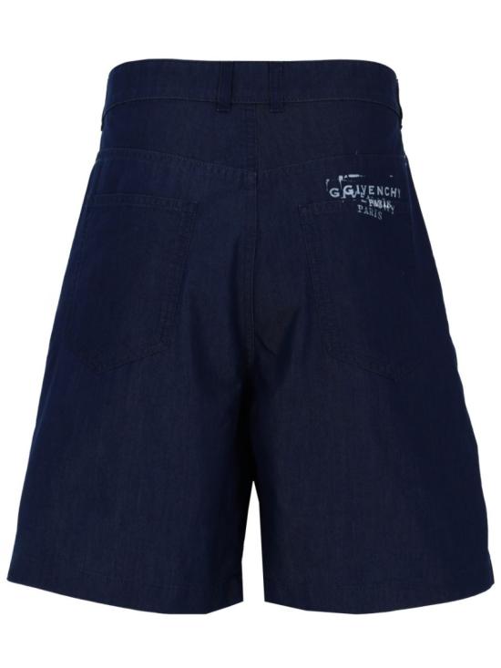 26SS 지방시 숏팬츠 BM51PE517D 415 Blue - GIVENCHY