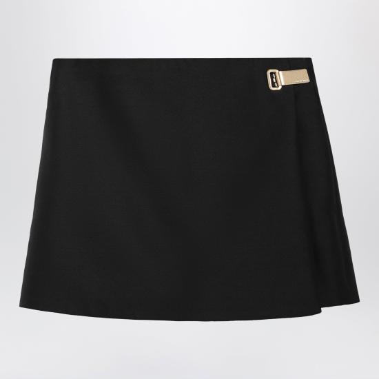 26FW 발렌시아가 숏 스커트 A002BPTUT22 Black