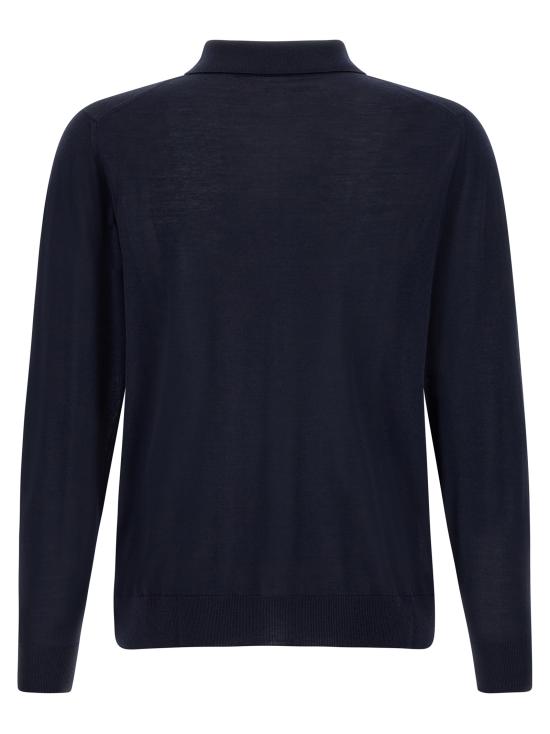 26FW 키톤 폴로 티셔츠 UMK0493K400Z Blue - KITON