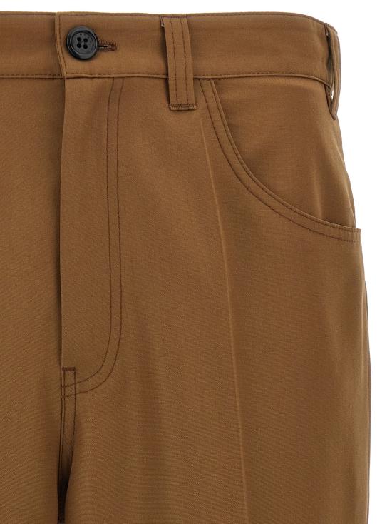 26FW 마르니 스트레이트 팬츠 PUMU0354A0UTWA5500M50 Brown - MARNI