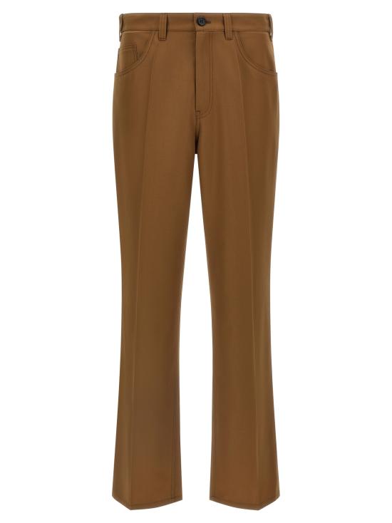 26FW 마르니 스트레이트 팬츠 PUMU0354A0UTWA5500M50 Brown