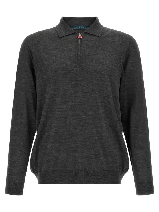 26FW 키톤 폴로 티셔츠 UMK0493100200G Gray