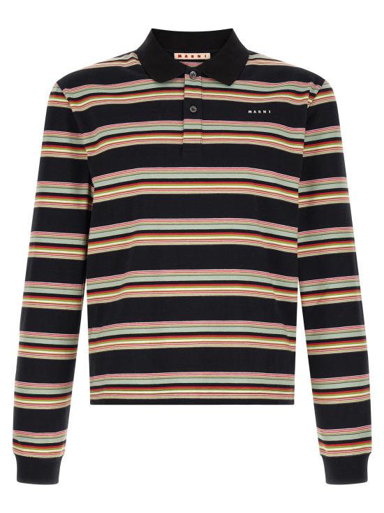 26FW 마르니 폴로 티셔츠 POJY0003LSUTC682STV18 Multicolor