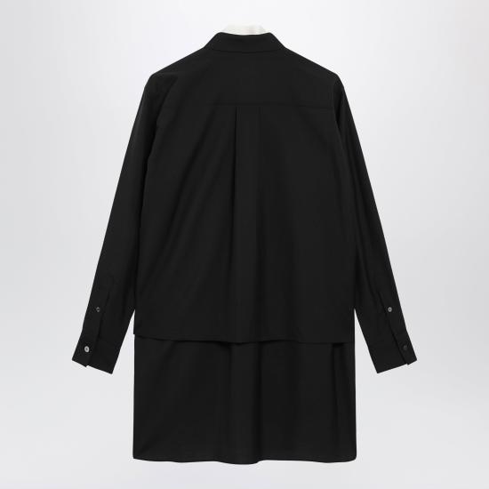 26FW 사카이 미디 원피스 26 08566CO Black - SACAI