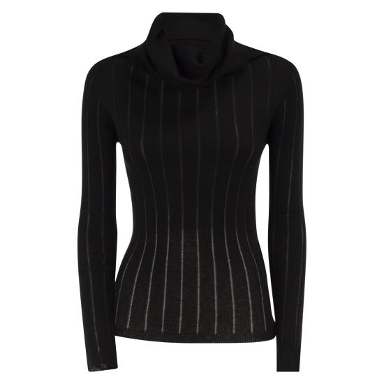 26FW 막스마라 스튜디오 터틀넥 2626366051600 BLACK