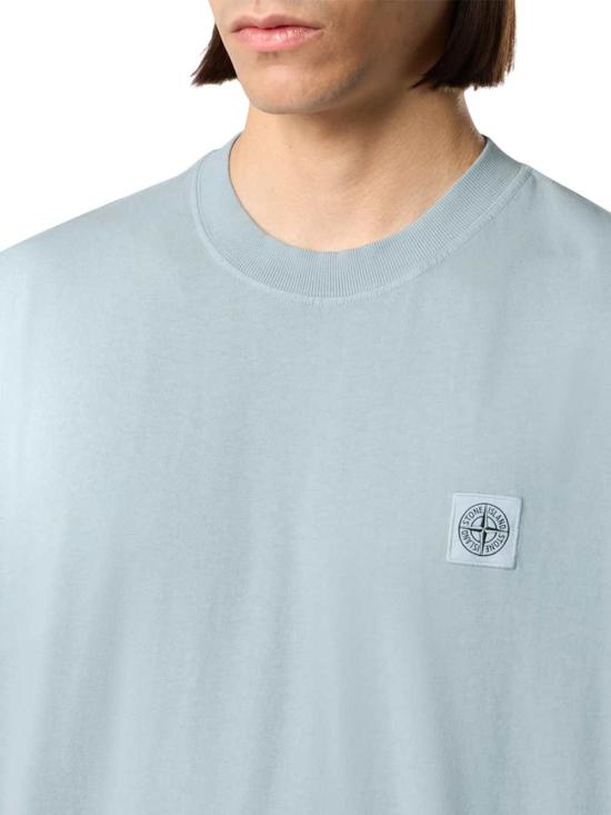 26FW 스톤 아일랜드 오가닉 코튼 패치 티셔츠 L2S152100030S0500 V0049 ASH GREY - STONE ISLAND