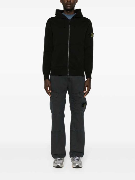 26FW 스톤 아일랜드 후드 티셔츠 L2S156100061S0051 V0029 BLACK - STONE ISLAND