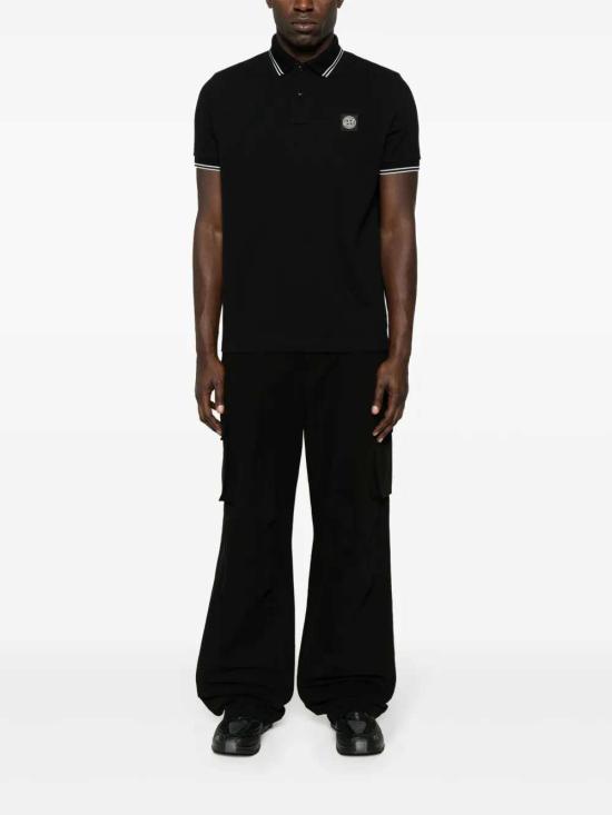 26FW 스톤 아일랜드 폴로 티셔츠 L2S152200010S0018 V0029 BLACK - STONE ISLAND