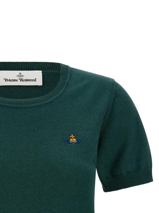 26FW 비비안웨스트우드 반팔 티셔츠 비 스 그린 - VIVIENNE WESTWOOD
