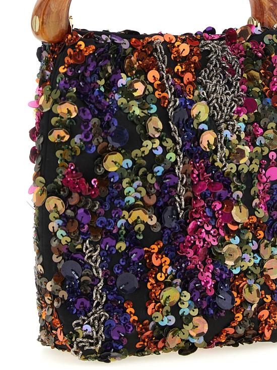 26SS 드리스 반 노튼 토트백 깔끔한 멀티컬러 핸드백 - DRIES VAN NOTEN
