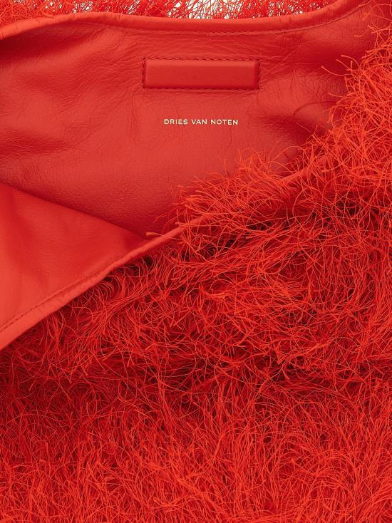 26SS 드리스 반 노튼 토트백 프린지 장식  (빨간색) - DRIES VAN NOTEN