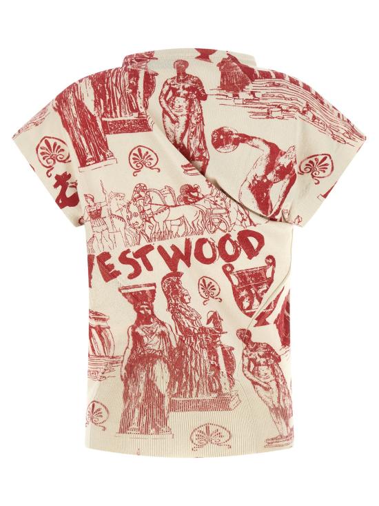 26FW 비비안웨스트우드 반팔 티셔츠 저스틴 스 레드 - VIVIENNE WESTWOOD
