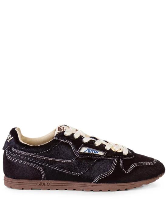 26FW 오트리 WINDSPIN 윈드스핀 스니커즈 WSLW BN01 PONY BROWN