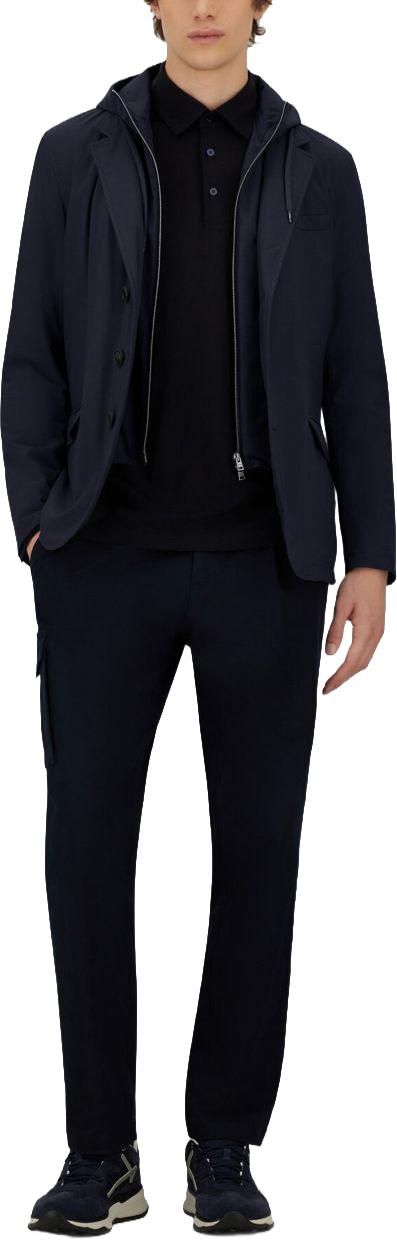 26FW 에르노 스트레치 컴포트 나일론 리조트 블레이저 GA00018UR12742S9200 NAVY - HERNO