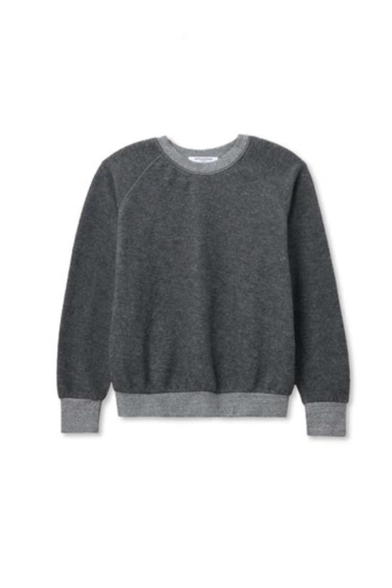  퍼펙트 화이트 티 스웨터 지기 리버스 플리스 크루넥 스웨트셔츠 - PERFECT WHITE TEE
