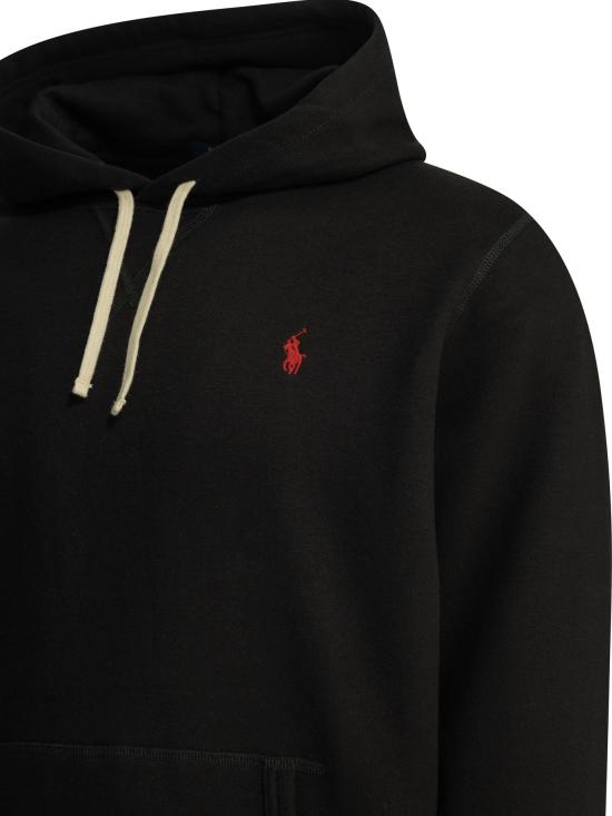 26FW 폴로 랄프로렌 후드 티셔츠 Rl 스웨트셔츠 블랙 - POLO RALPH LAUREN