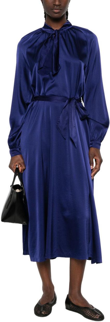 26FW 포르테포르테 롱 원피스 15075MYDRESSLAPISLAZZULI NAVY - FORTE FORTE