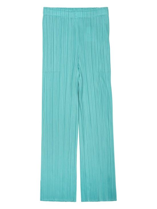 26FW 플리츠플리즈 스트레이트 팬츠 PP66JF154 66 GREEN