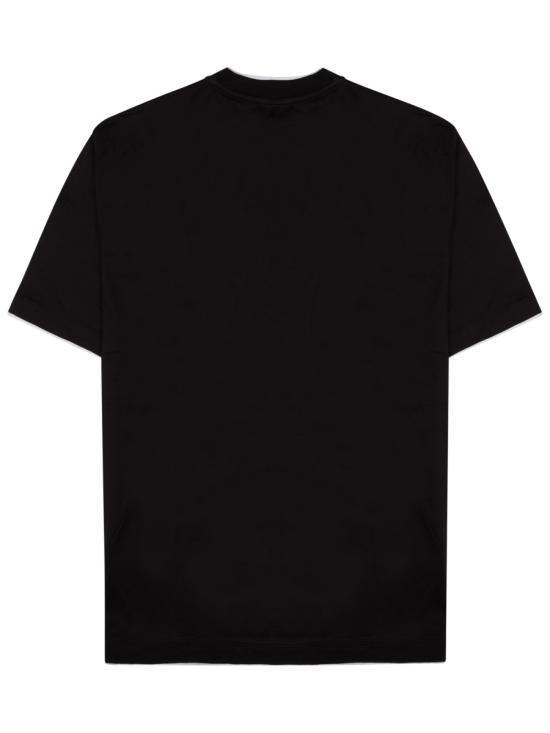 26FW 파올로 페코라 밀라노 반팔 티셔츠 F081 4054U911 BLACK - PAOLO PECORA MILANO