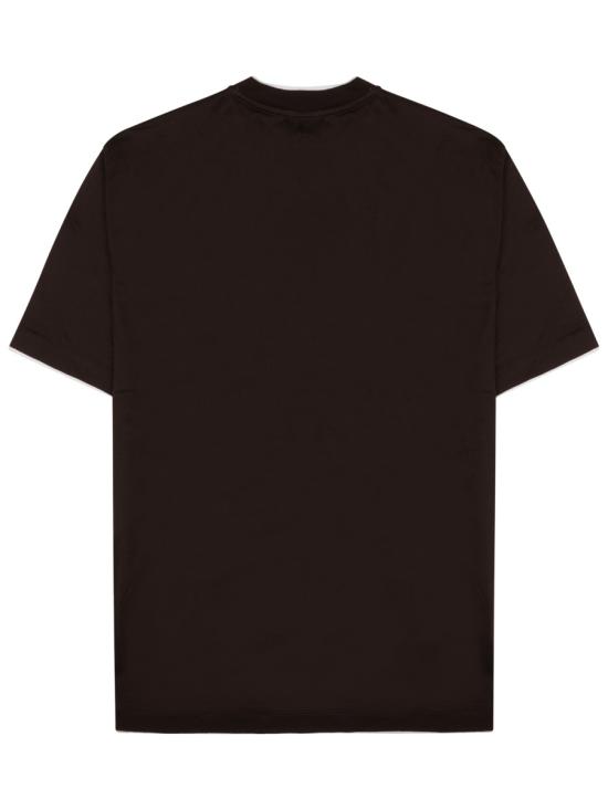 26FW 파올로 페코라 밀라노 반팔 티셔츠 F081 4054U211 BROWN - PAOLO PECORA MILANO