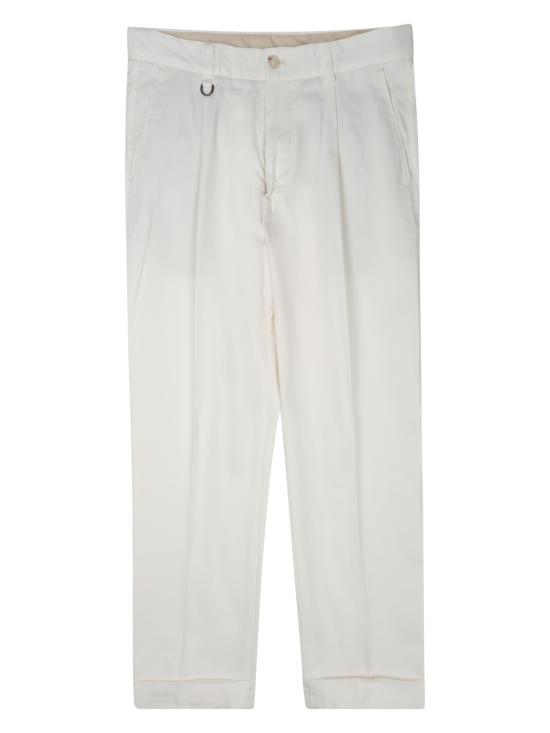 26FW 파올로 페코라 밀라노 스트레이트 팬츠 B124 00841102 WHITE