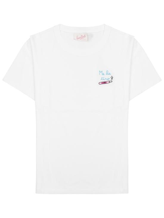 26FW 세인트바쓰 반팔 티셔츠 EMI0001 09586L01N WHITE