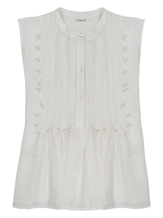 26FW 파로쉬 민소매 티셔츠 D311733 SADIO001 WHITE