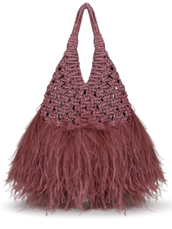 26FW 히보우라마 토트백 VANNIFIQUEPLUMES LIGHTTOPAZ PINK