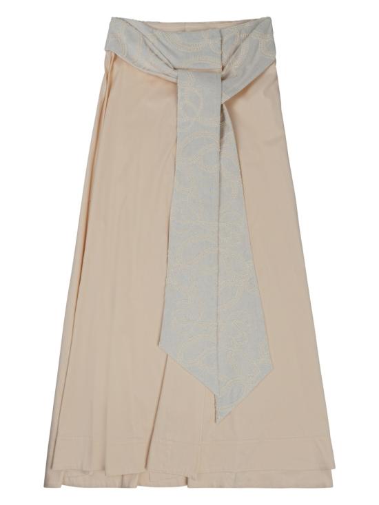 26FW OSCAR THE COLLECTION 롱 스커트 S26 032 061 BEIGE