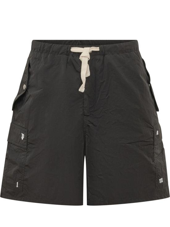 26FW 팜앤젤스 숏팬츠 PAMCS02F26FB01 1003 BLACK OFF WHITE