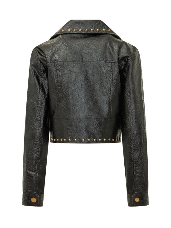 26FW 마이클 코어스 가죽 자켓 MT620LKL4K 001 BLACK - MICHAEL KORS