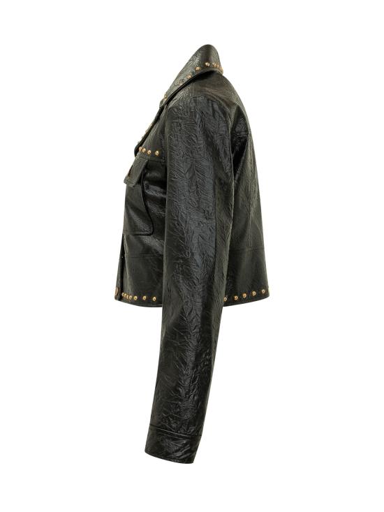 26FW 마이클 코어스 가죽 자켓 MT620LKL4K 001 BLACK - MICHAEL KORS