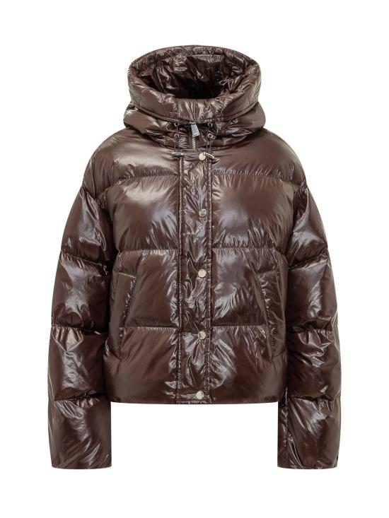 26FW 핑코 숏패딩 105656A3FI L72 MARRONE TESTA MORO