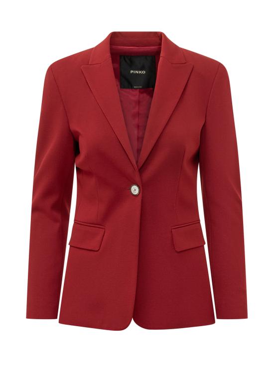 26FW 핑코 수트 자켓 104903A3AH R59 ROSSO RIO