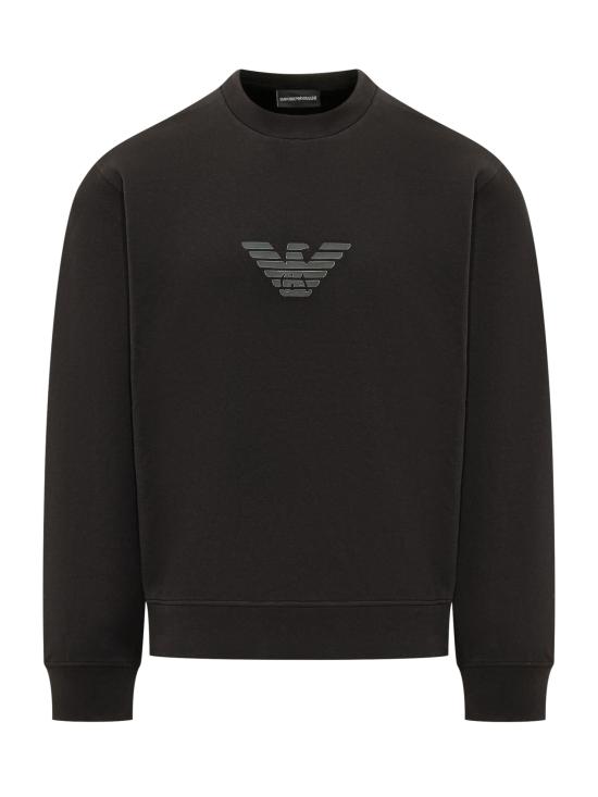 26FW 엠포리오 아르마니 긴팔 티셔츠 EM004541AF10013 MC539 BLACK