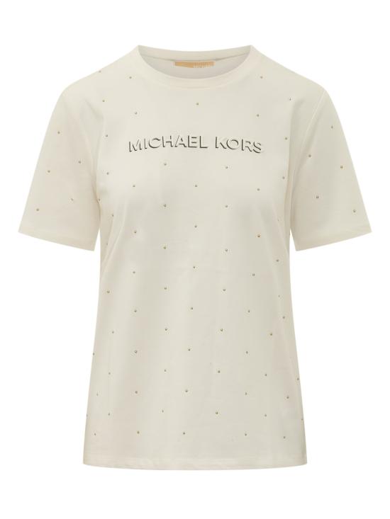 26FW 마이클 코어스 반팔 티셔츠 MT6524Y97J 110 BONE