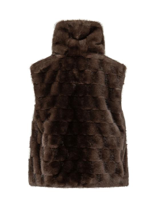 26FW 핑코 베스트 106939A3C5 M11 MARRONE CHICCO DI CAFFE - PINKO