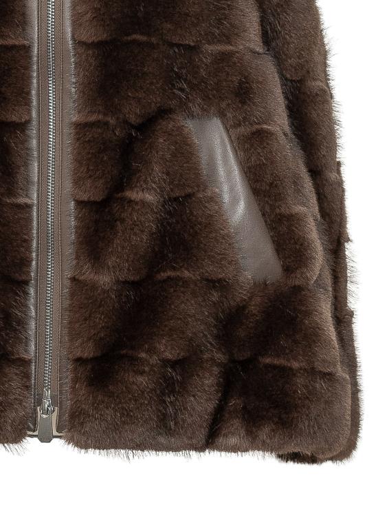 26FW 핑코 베스트 106939A3C5 M11 MARRONE CHICCO DI CAFFE - PINKO